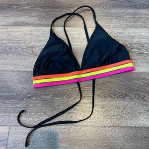 Xhilaration Halter String Tie Padded Swim Top XL